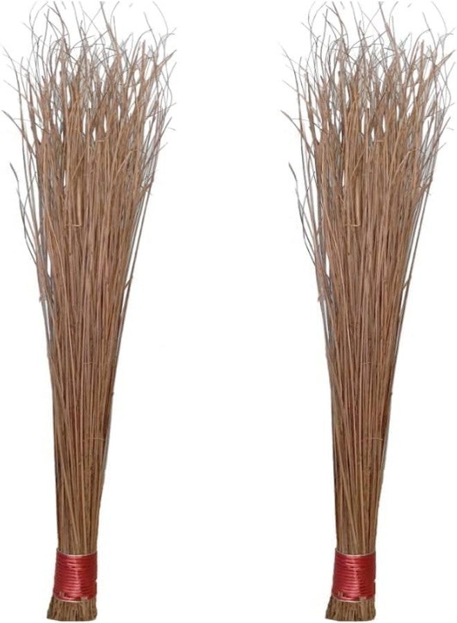 SUNBIRD Broom for Home/Office Dust Cleaning Heavy Duty Broom Natural Pure Bamboo Floor,Garden,Outdoor Cleaning 1Pack - Image 3